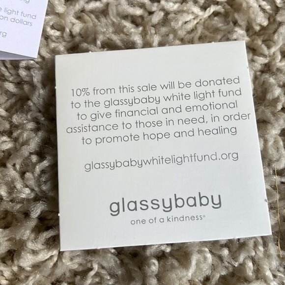 NIB Glassybaby Friendship Pre-Triskelon Hand Blown Vovite Candle Holder - Picture 13 of 16